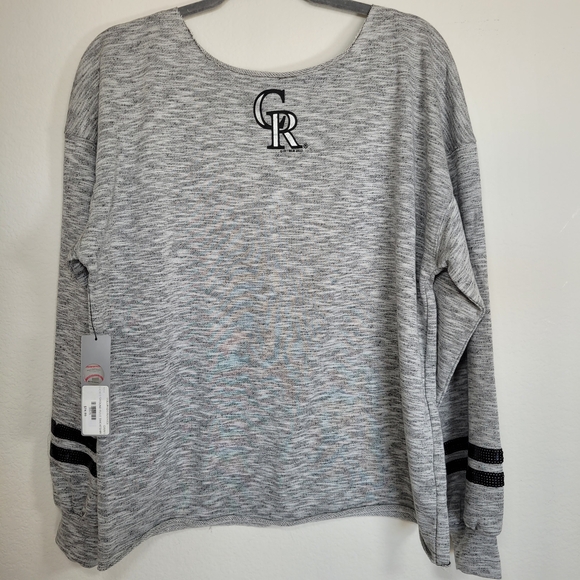 Colorado Rockies MLB Sweatshirt – Touch by Alyssa Milano – Size L – NWT - Picture 2 of 11